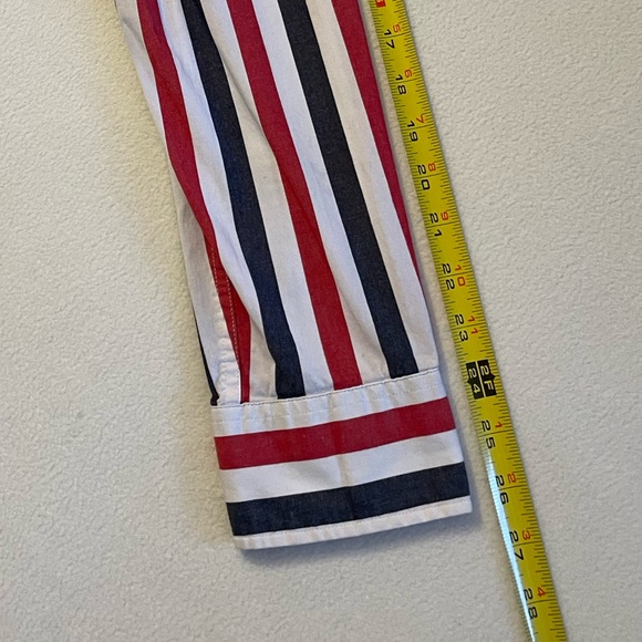 Tommy Hilfiger Slim Fit Striped Oxford Dress Shirt Men’s Large - Picture 14 of 15